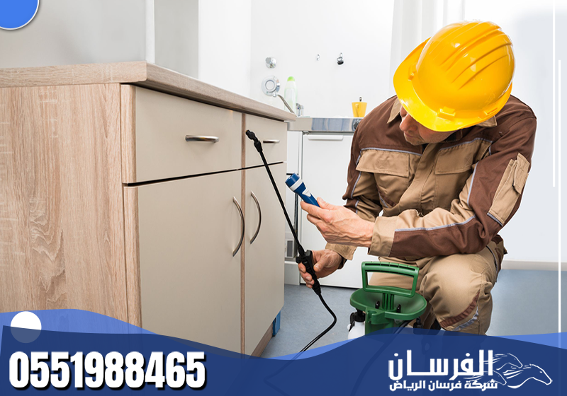 متخصص مكافحة حشرات محترف يستخدم أحدث الطرق للقضاء على الحشرات بسرعة وأمان دون أي ضرر.