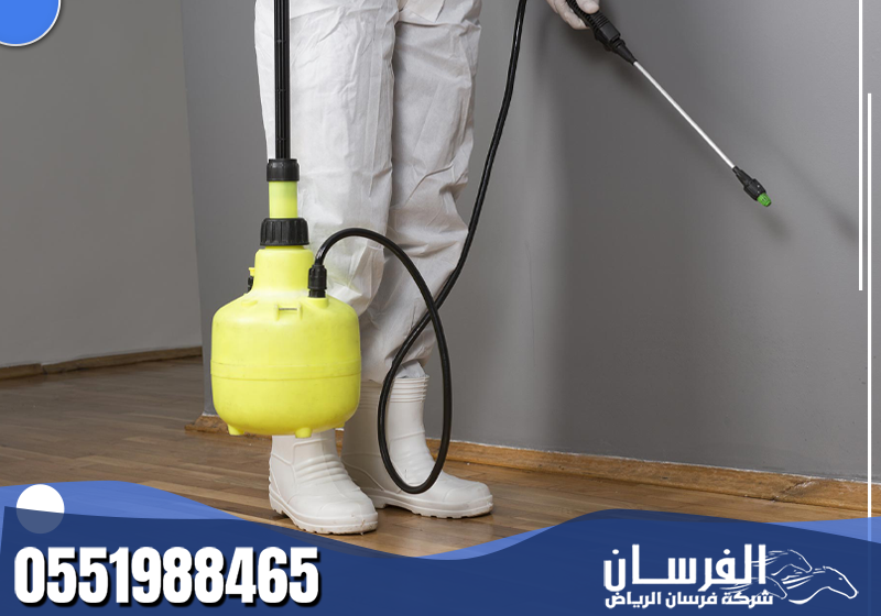 أخصائي مكافحة حشرات محترف يستخدم معدات وتقنيات حديثة لضمان بيئة خالية من الحشرات تمامًا.