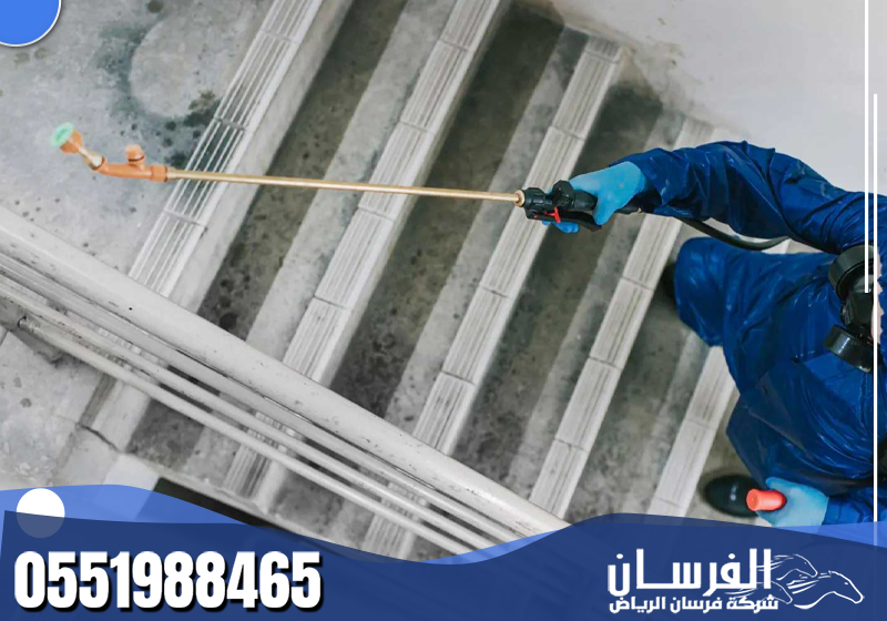 متخصص رش مبيدات مكافحة حشرات يستخدم أحدث المبيدات لضمان القضاء على جميع الحشرات بسرعة وأمان.