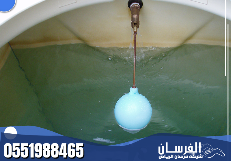 الفني ينفذ تنظيف وتعقيم الخزانات بالأحساء بدقة، لإزالة الرواسب والطحالب بشكل كامل.